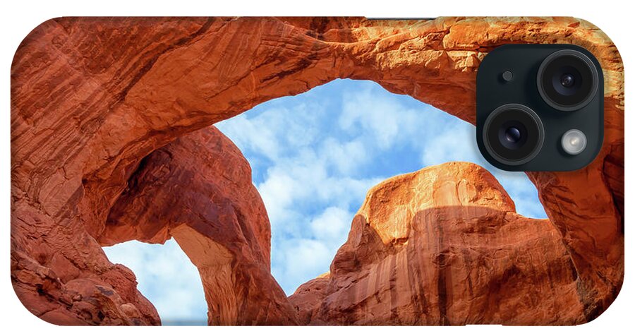 Landscape iPhone Case featuring the photograph Double Arches by Jonathan Nguyen