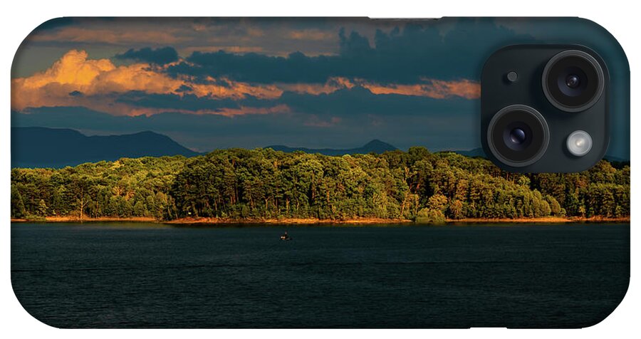 Douglas Lake iPhone Case featuring the photograph Douglas Lake Sunset by Norma Brandsberg
