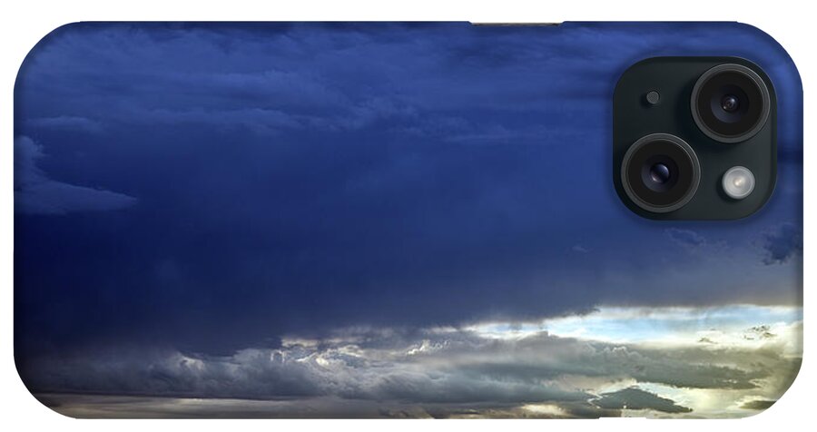 Arizona Sky iPhone Case featuring the photograph Dramatic Clouds Over Arizona Sky by Chris Anson