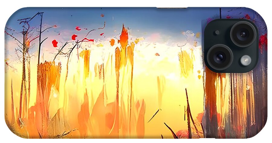 Digital iPhone Case featuring the digital art Dream Forest III by Beverly Read