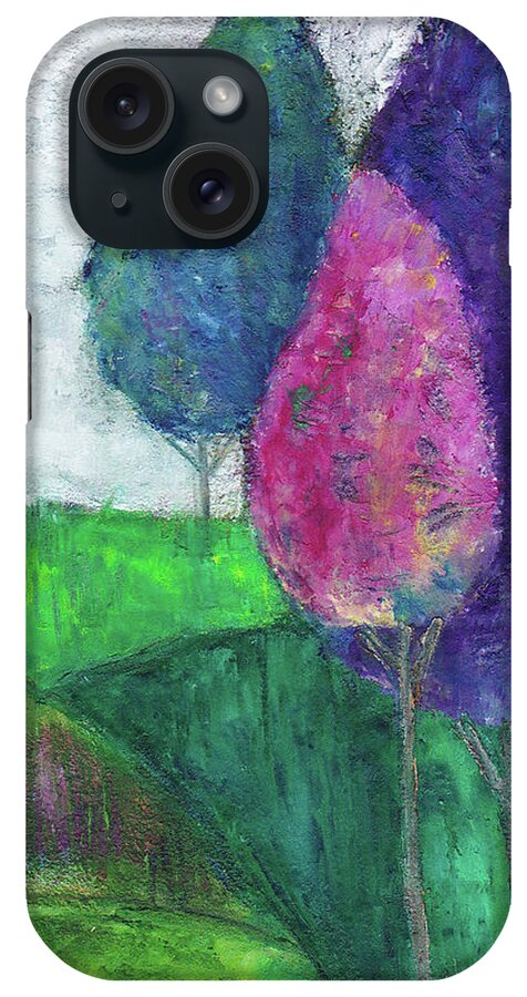 Dreamscape iPhone Case featuring the painting Dreaming in Color by Winona's Sunshyne
