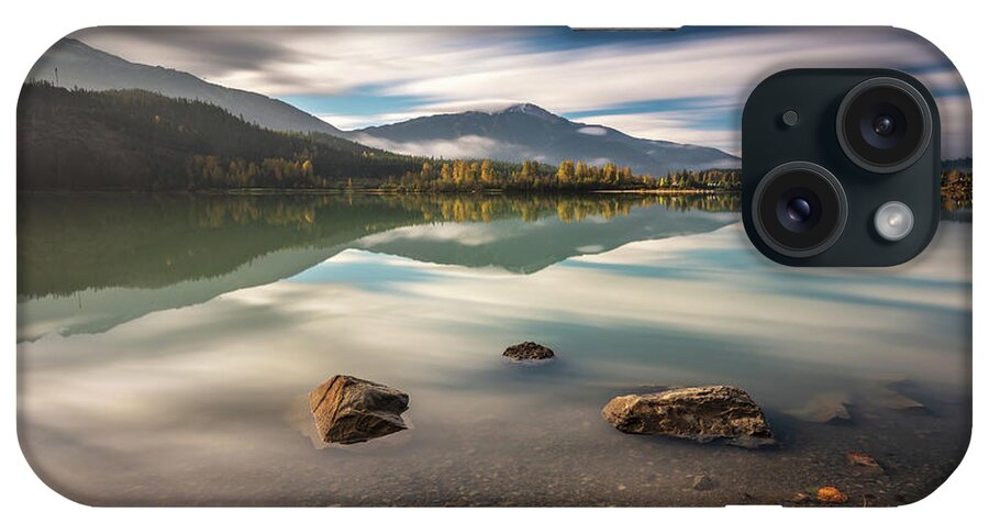 Green Lake iPhone Case featuring the photograph Dreamy Landscape at Green Lake in Whistler by Pierre Leclerc Photography