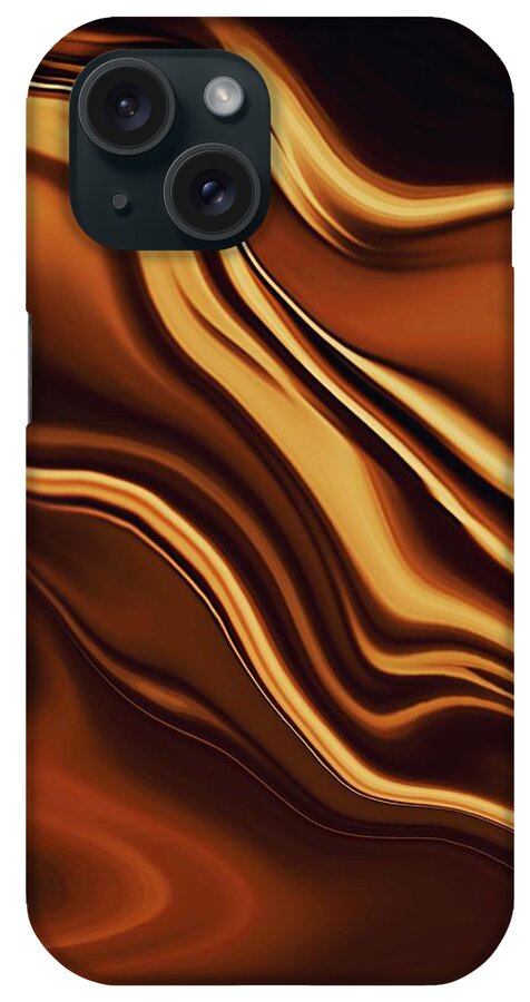 Abstract iPhone Case featuring the digital art Dulcet by Abstract Art By Erica