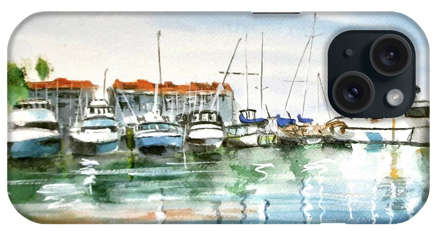 Dunedin iPhone Case featuring the painting Dunedin Impressions by Debbie Lewis
