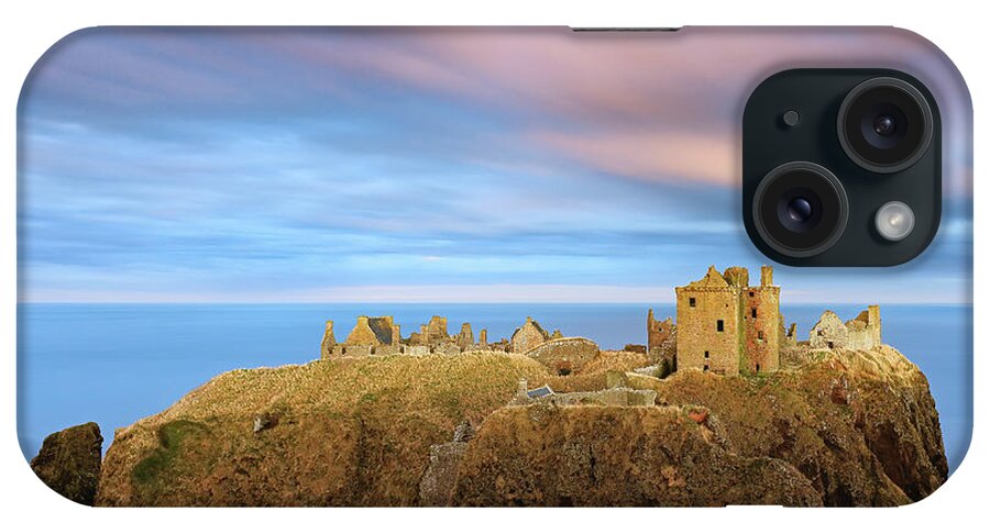 Dunnottar Castle iPhone Case featuring the photograph Dunnottar Castle after Sunset by Grant Glendinning