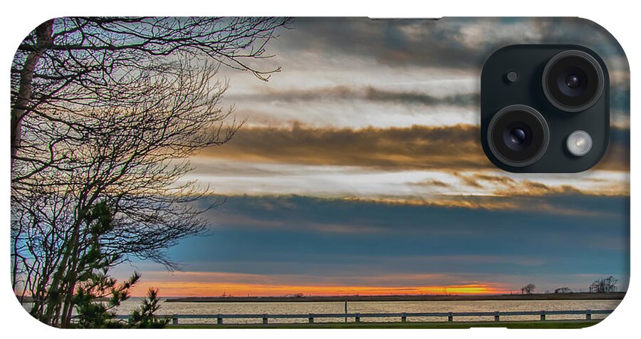 Landscape iPhone Case featuring the photograph Dusk At The Park by Cathy Kovarik