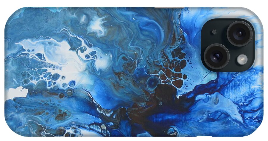 Blue iPhone Case featuring the painting Dutch Blue by Deborah Ronglien