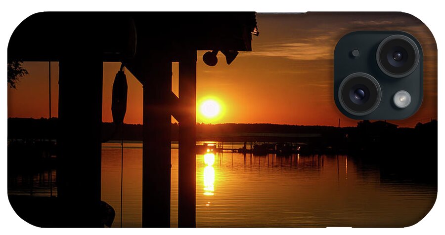 Lake iPhone Case featuring the photograph Early Boathouse Sunrise by Ed Williams