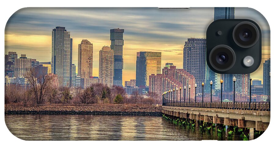 Morning iPhone Case featuring the photograph Early Morning at Liberty State Park by Penny Polakoff