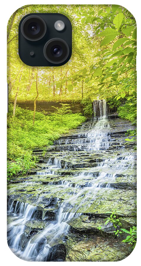 Fall Hollow iPhone Case featuring the photograph Early Morning Glow At Falls Hollow by Jordan Hill