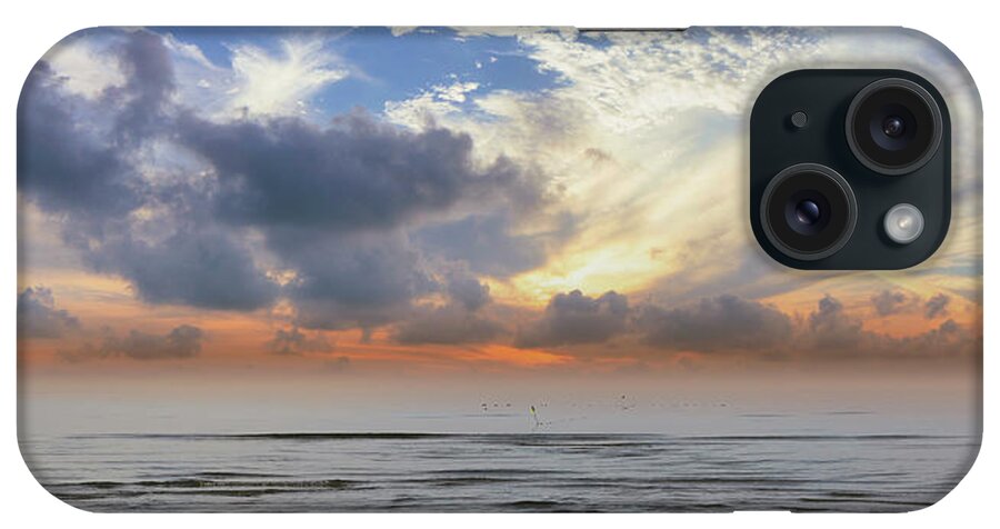 Photography iPhone Case featuring the photograph Early Spring Sky And Sea Latvia by Aleksandrs Drozdovs