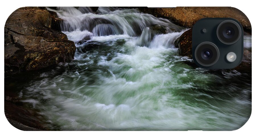 Water Falls iPhone Case featuring the photograph Earth Day Rush, NH by Michael Hubley