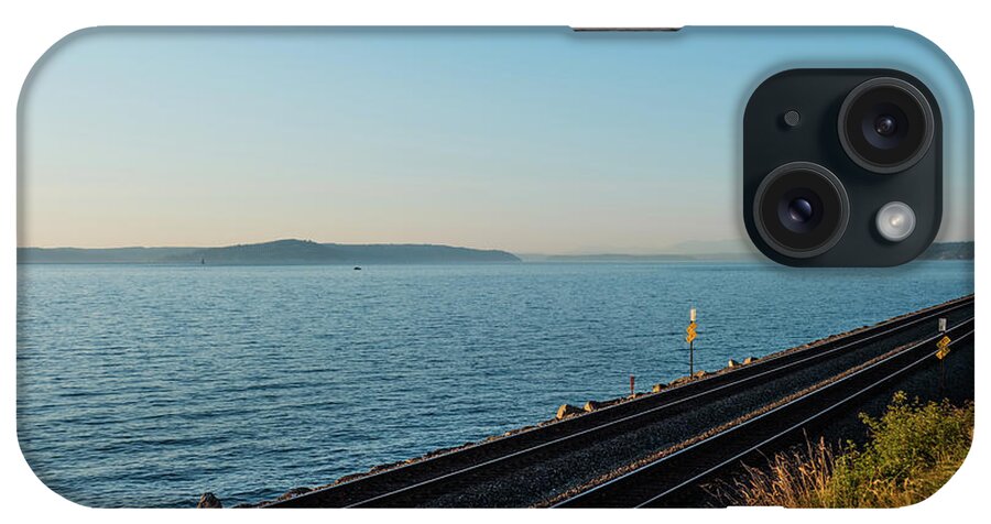 Washington iPhone Case featuring the photograph Edmonds railway by Alberto Zanoni