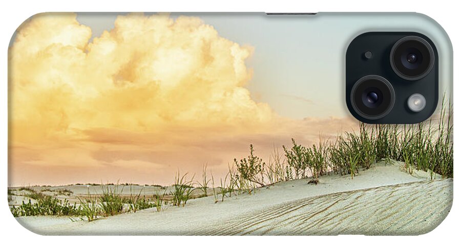 Sunset iPhone Case featuring the photograph Emerald Isle Sunset at the Point by Bob Decker