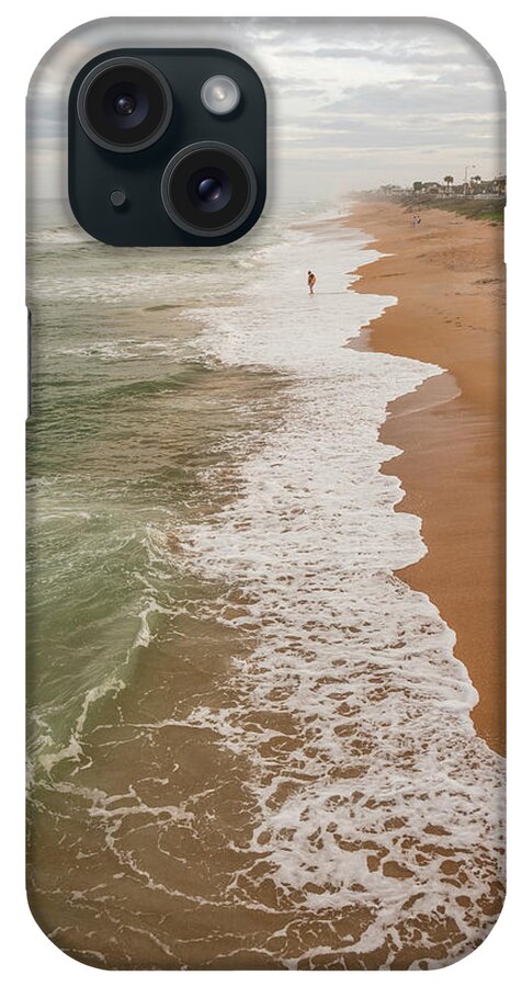 Flagler Beach iPhone Case featuring the photograph Empty Beach by Kristopher Schoenleber