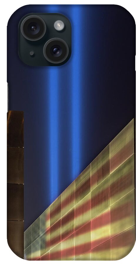 Tribute In Light iPhone Case featuring the photograph Empty Sky Tribute In Light by Susan Candelario