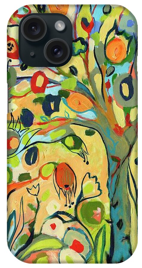 Tree iPhone Case featuring the painting Enchanted Garden Part 3 by Jennifer Lommers