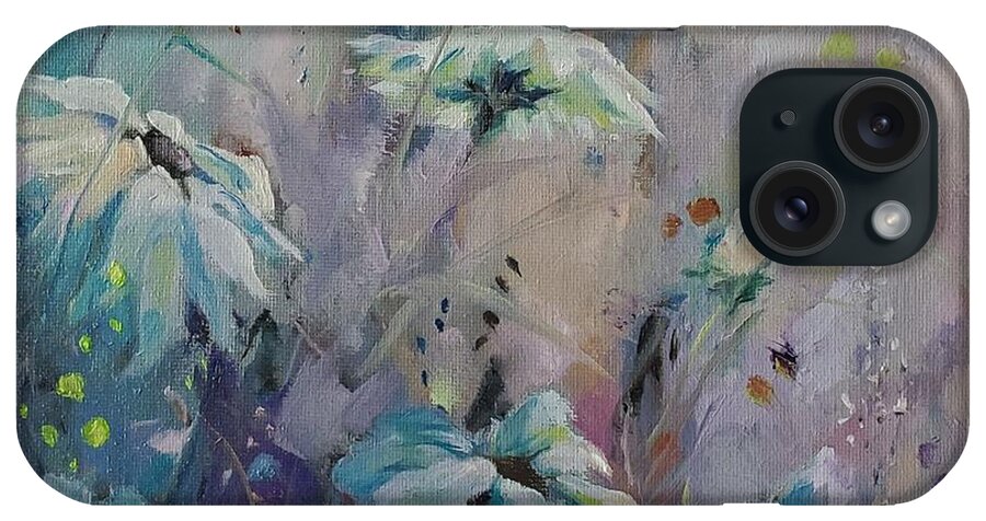 Wildflowers iPhone Case featuring the painting Enchanted Garden by Sheila Romard