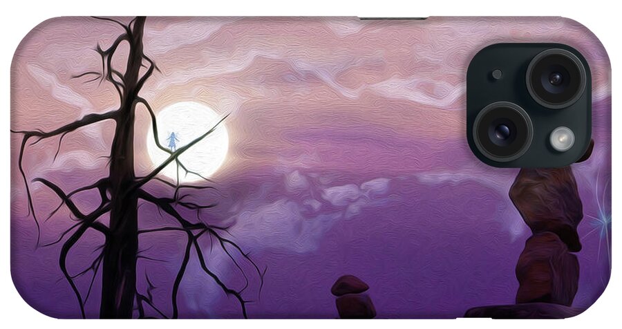 Fantasy iPhone Case featuring the photograph End Of Trail by Ed Hall