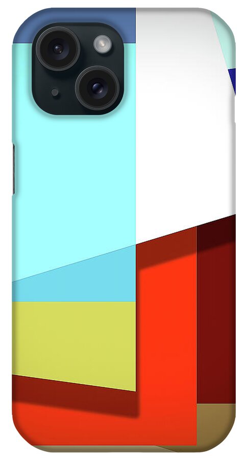 Jumbled iPhone Case featuring the digital art Endurance Modern Abstract by Dan Sproul