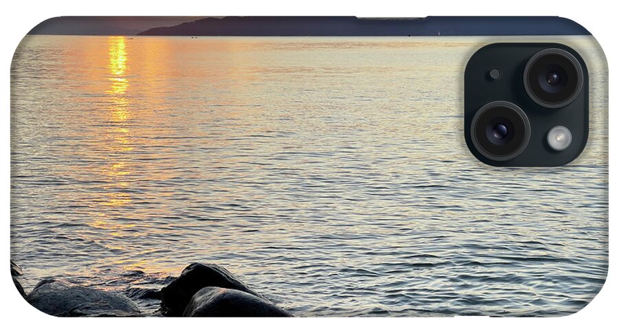 Vancouver iPhone Case featuring the photograph English Sunset by Wilko van de Kamp Fine Photo Art