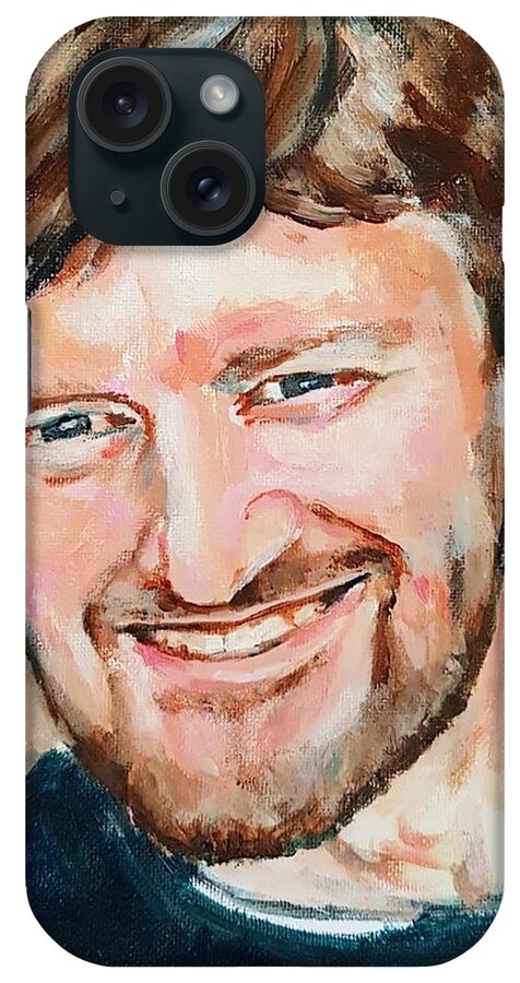  iPhone Case featuring the painting Erik by Cami Lee