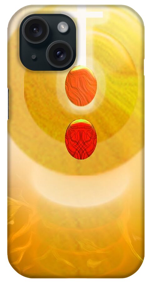 Abstract iPhone Case featuring the digital art Eternal Monarch 3 by Aldane Wynter