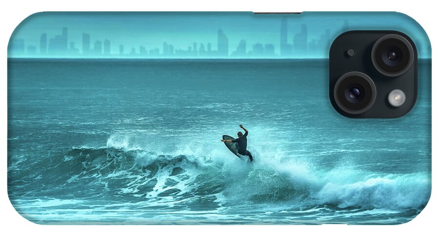 Epic Surfing Moment iPhone Case featuring the photograph Euphoria by Az Jackson