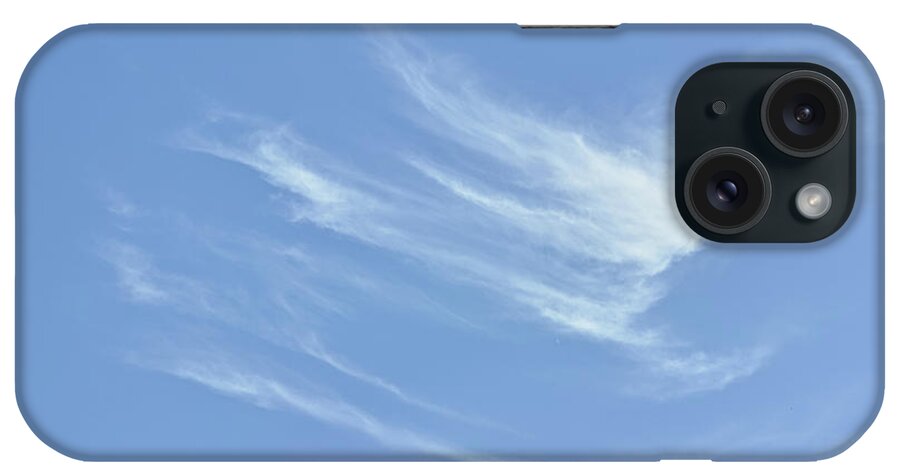 Cloud iPhone 15 Case featuring the photograph Evanescent silhouette by Karine GADRE