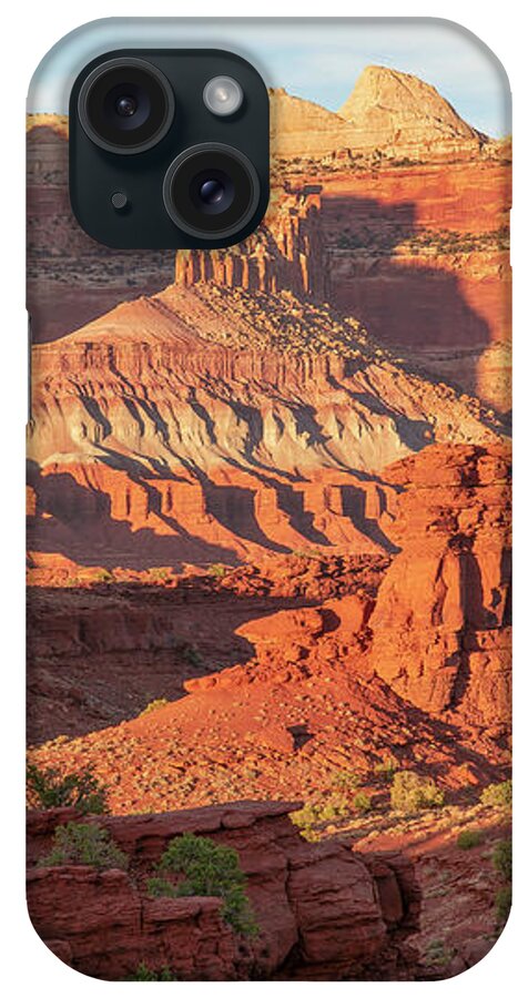 Utah iPhone Case featuring the photograph Evening Light on Capitol Reef by Aaron Spong