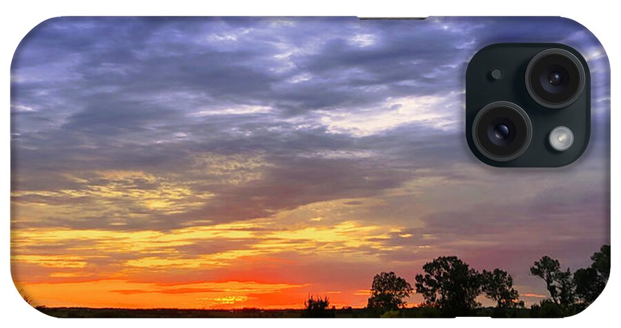 Kansas iPhone Case featuring the photograph Evening Serenity in Late August by Rod Seel
