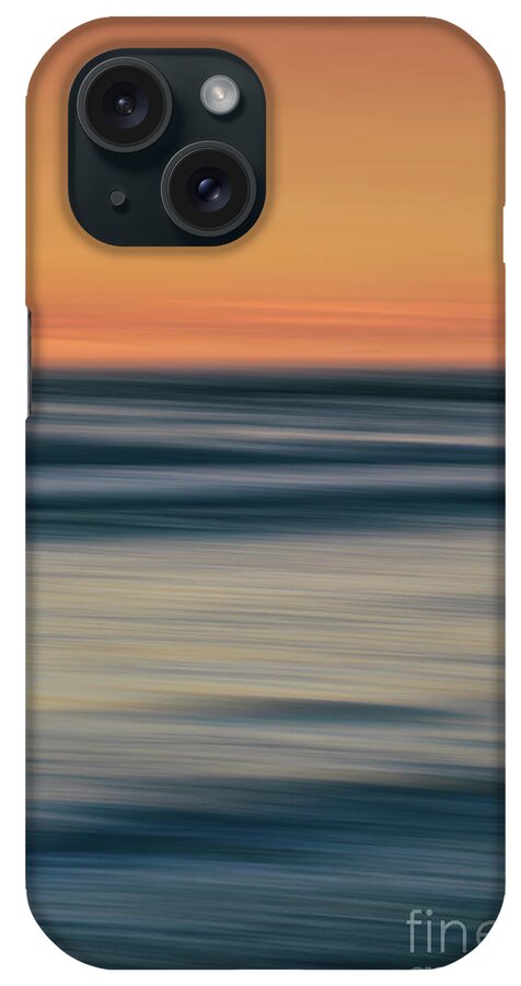 Abstract iPhone Case featuring the photograph Evening Waves II by David Lichtneker