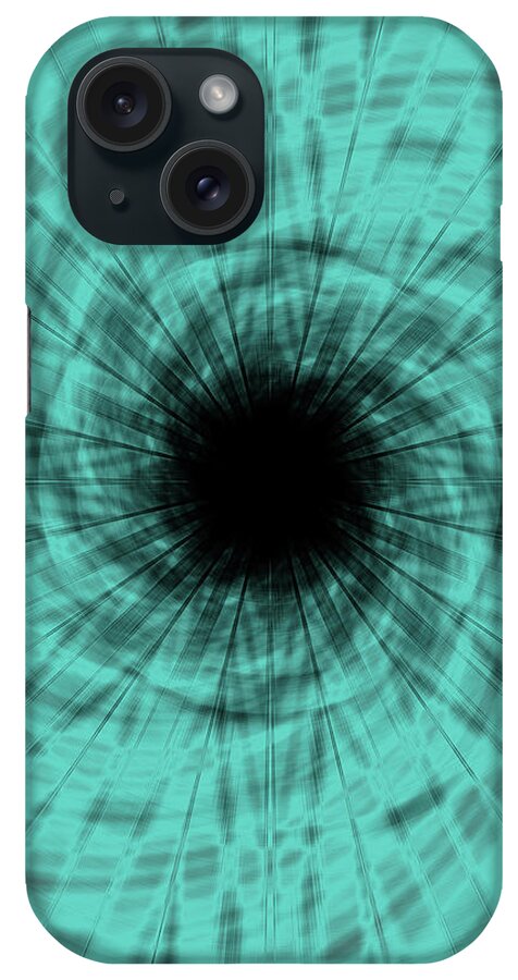 Patterns iPhone Case featuring the painting Event Horizon Quadriptych 1 of 4 by Neece Campione