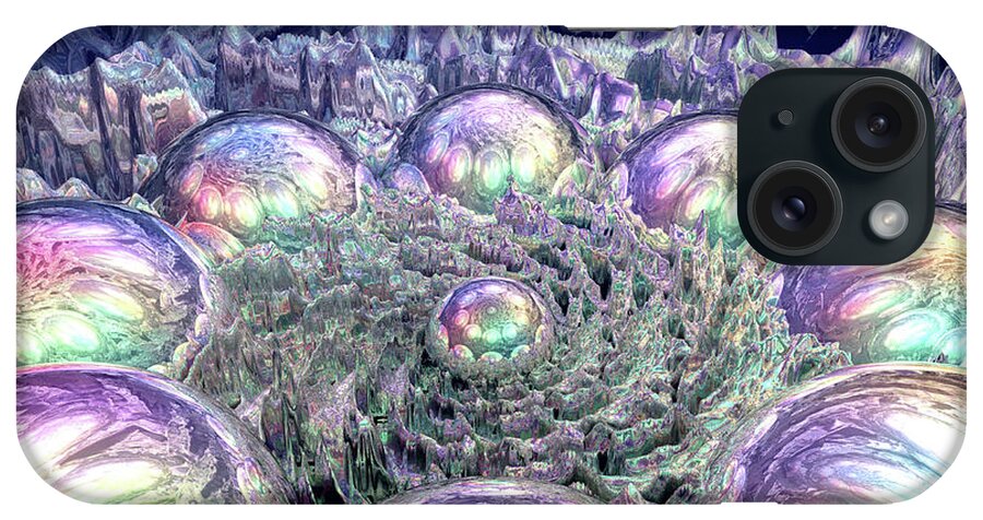 Universe iPhone Case featuring the digital art Expanding Universe by Phil Perkins