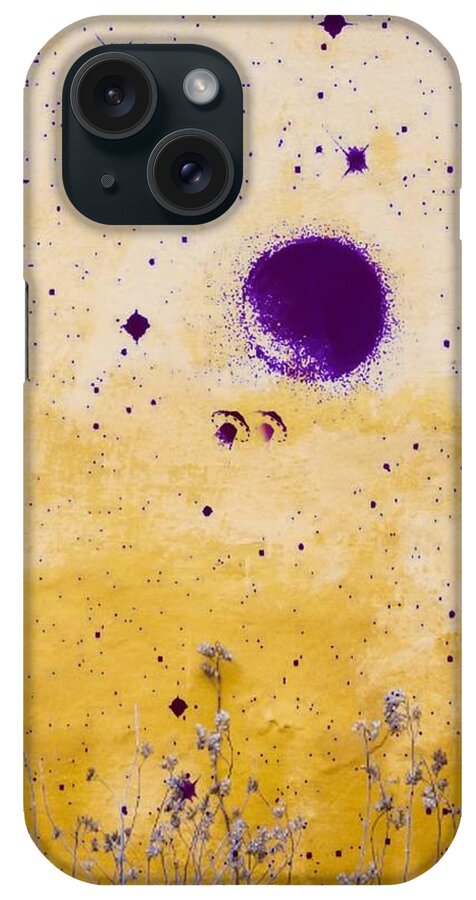 Art iPhone Case featuring the digital art FANTASY Purple by Auranatura Art