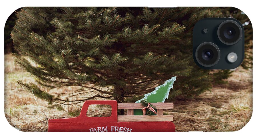 Classic iPhone Case featuring the photograph Farm Fresh Trees by Rose Guinther