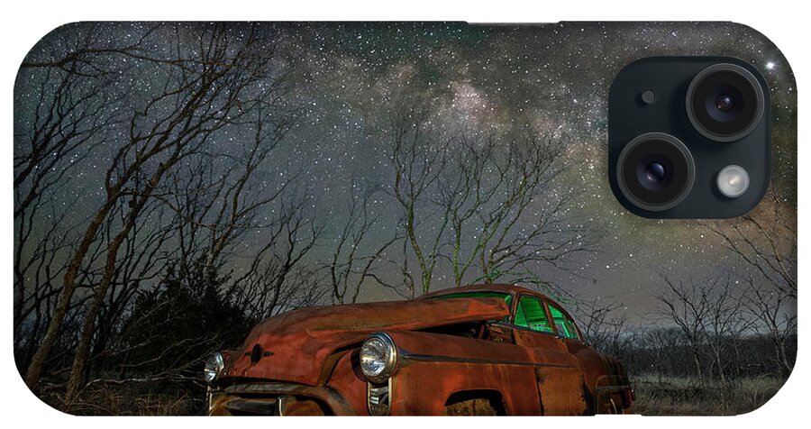 Light Painting iPhone Case featuring the photograph Farmers Limo by Keith Kapple