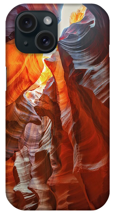 Antelope Canyon iPhone Case featuring the photograph February 2023 Stairway to Heaven by Alain Zarinelli