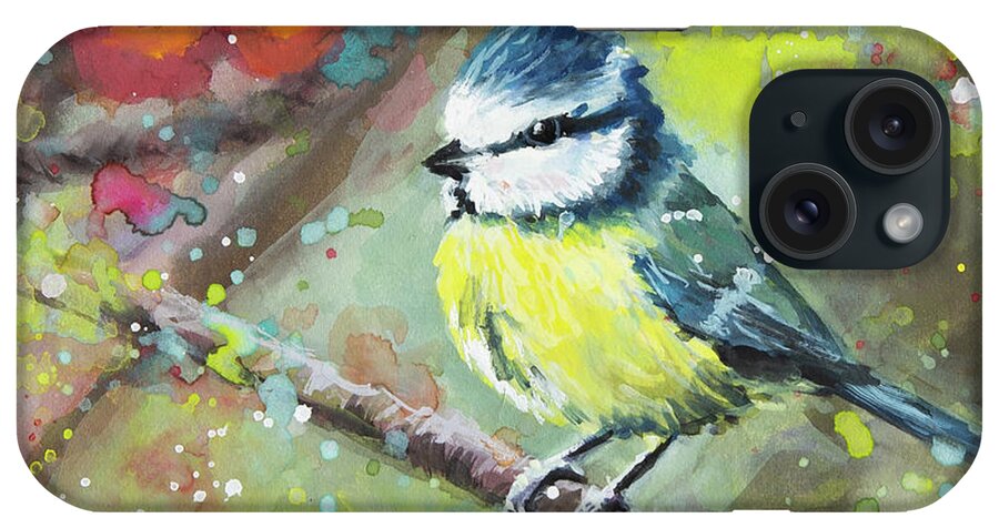 Festive iPhone Case featuring the painting Festive by Kirsty Rebecca
