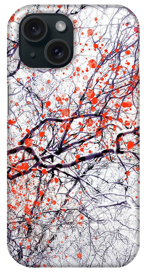 Tree iPhone Case featuring the photograph Fire Blossom Tree 2 by Dorit Fuhg