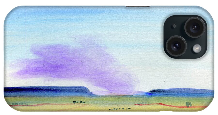 Moab iPhone Case featuring the painting Fire Danger Extreme by Madeline Dillner