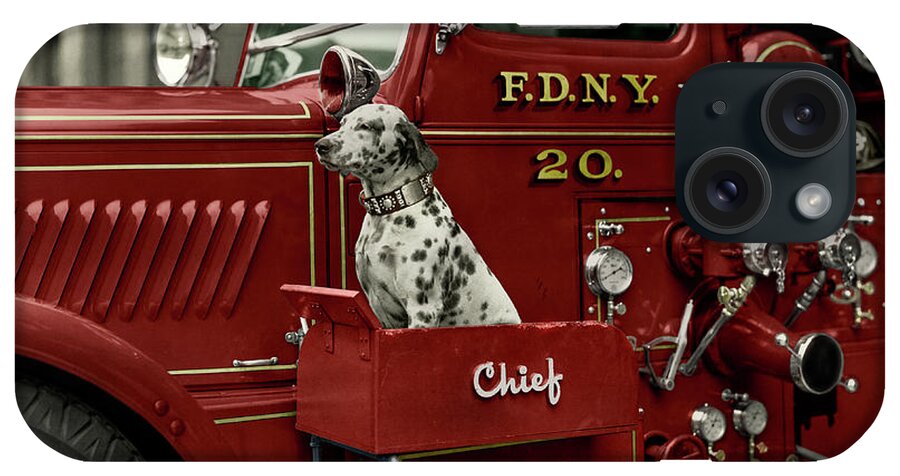 iPhone Case featuring the photograph Fire Engine F.D.N.Y by Franchi Torres