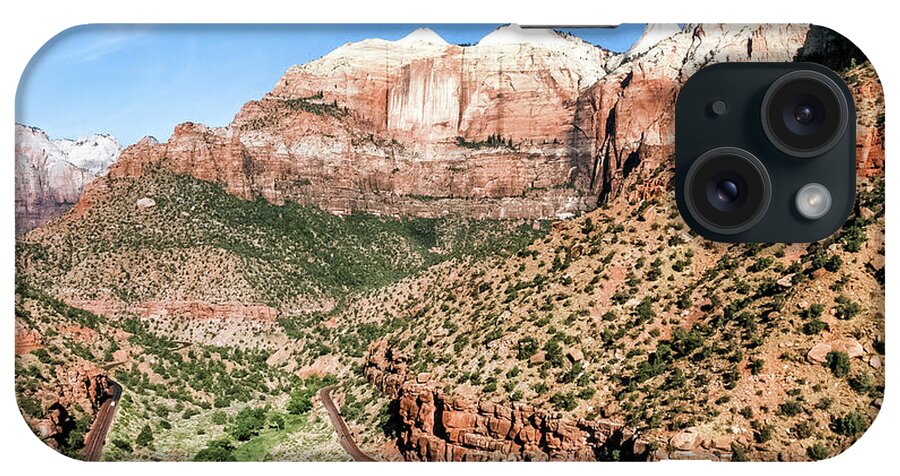 Canyon iPhone Case featuring the photograph First Impression Zion National Park by Al Andersen