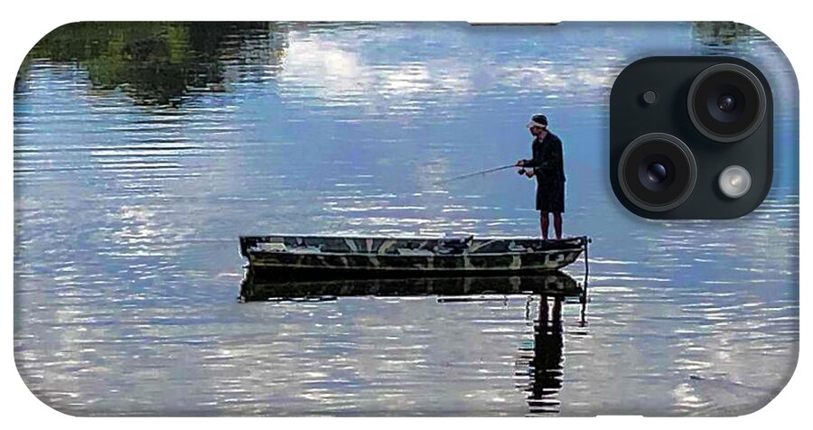 Fisherman iPhone Case featuring the photograph Fish by Edward Shmunes