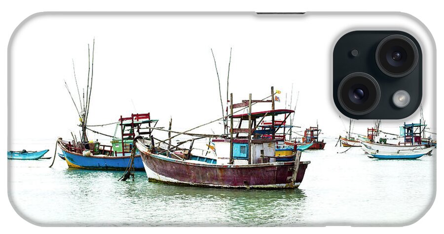 Fishing Boat iPhone Case featuring the photograph Fisherman's Bay #2 by Tony Mills