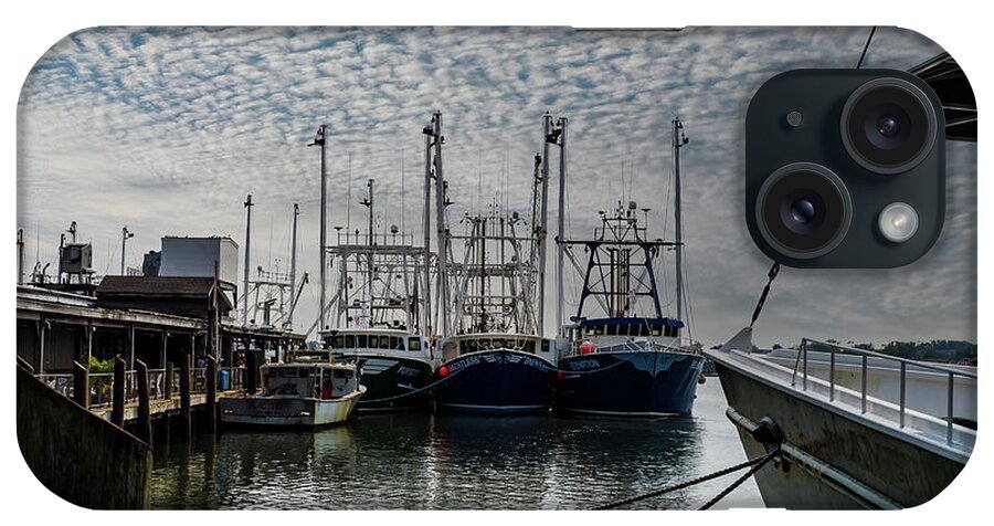 Boats iPhone Case featuring the photograph Fishing Boats Cape May by Louis Dallara