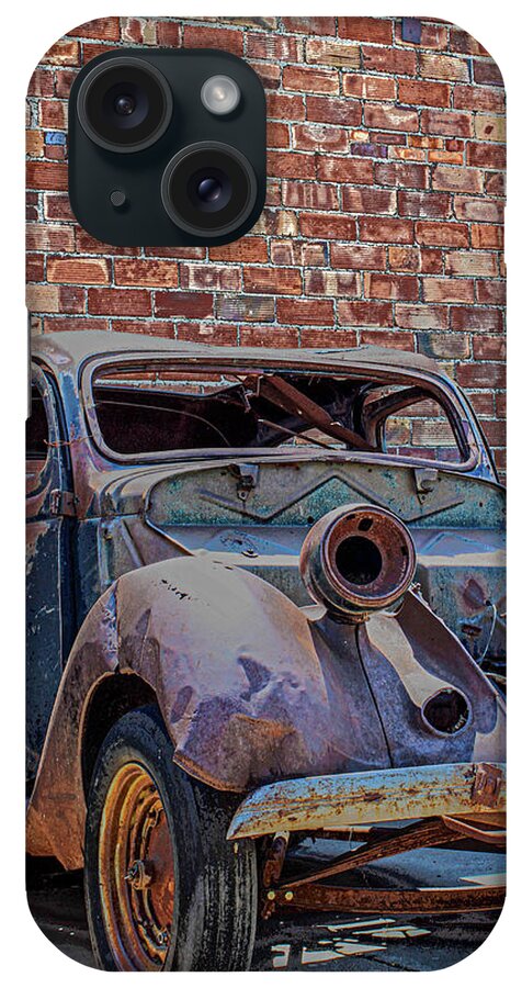 Bricks iPhone Case featuring the photograph Rust in Goodland by Lynn Sprowl