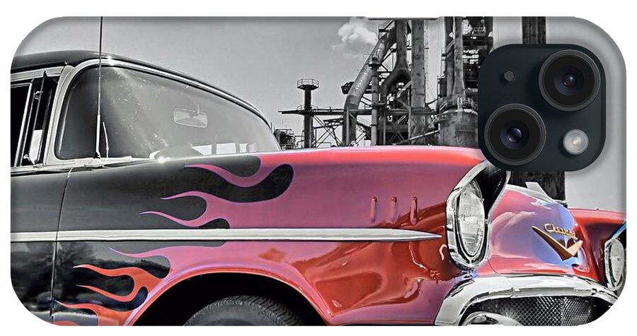 Blast Furnace iPhone Case featuring the photograph Flamin' 57 by DJ Florek