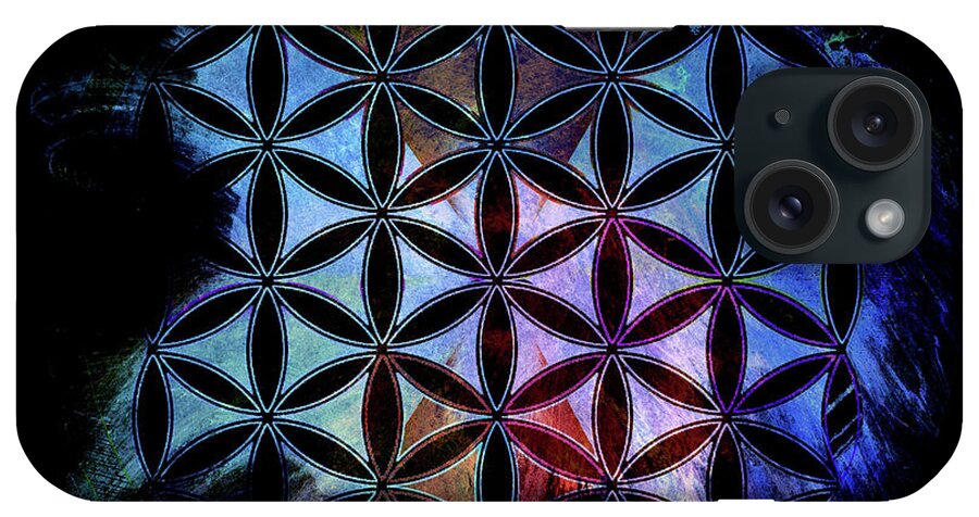 Flower Of Life iPhone Case featuring the digital art Flower of Life_8 by Az Jackson