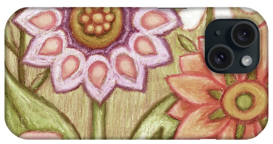 Daisy iPhone Case featuring the painting Flowers Grow Smiles. Wildflora by Amy E Fraser